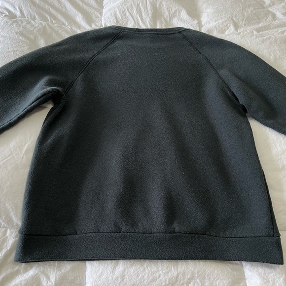 Crewneck Sweatshirt~ Size Medium “Anti-Social” Distressed Black. - Picture 5 of 8